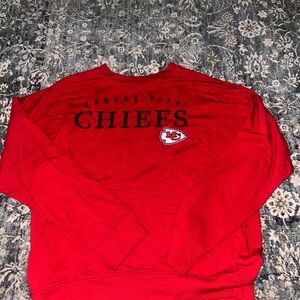NFL Kansas City Chiefs Red Crewneck Sweater